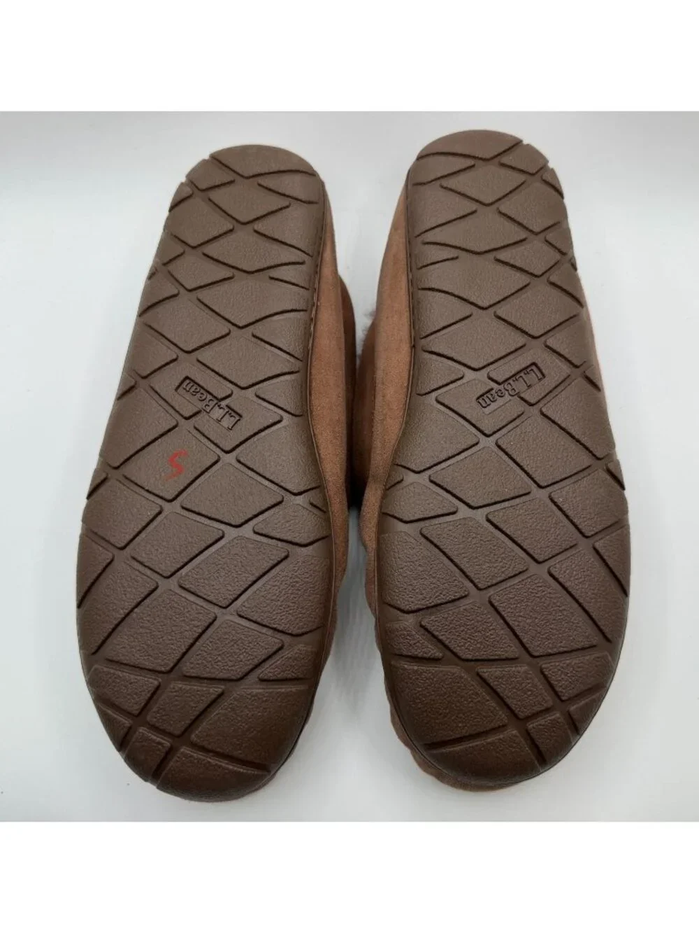 L.L.Bean Men's Wicked Good Slippers Venetian Size 12W Comfort Fur lined Shoe